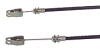 Drivers side brake cable without springs. 37-1/4" long for E-Z-GO G&E 1974-87.