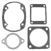 Top end gasket set. Includes head, base, exhaust and reed valve gaskets. For Yamaha gas 1979-89 G1
